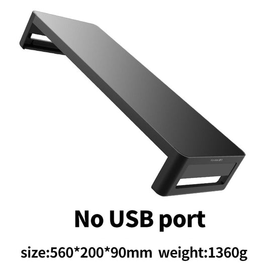 VAYDEER Monitor Stand Riser with USB3.0 Hub Support Data Transfer and Charging Steel Desk Organizer (American Plug)