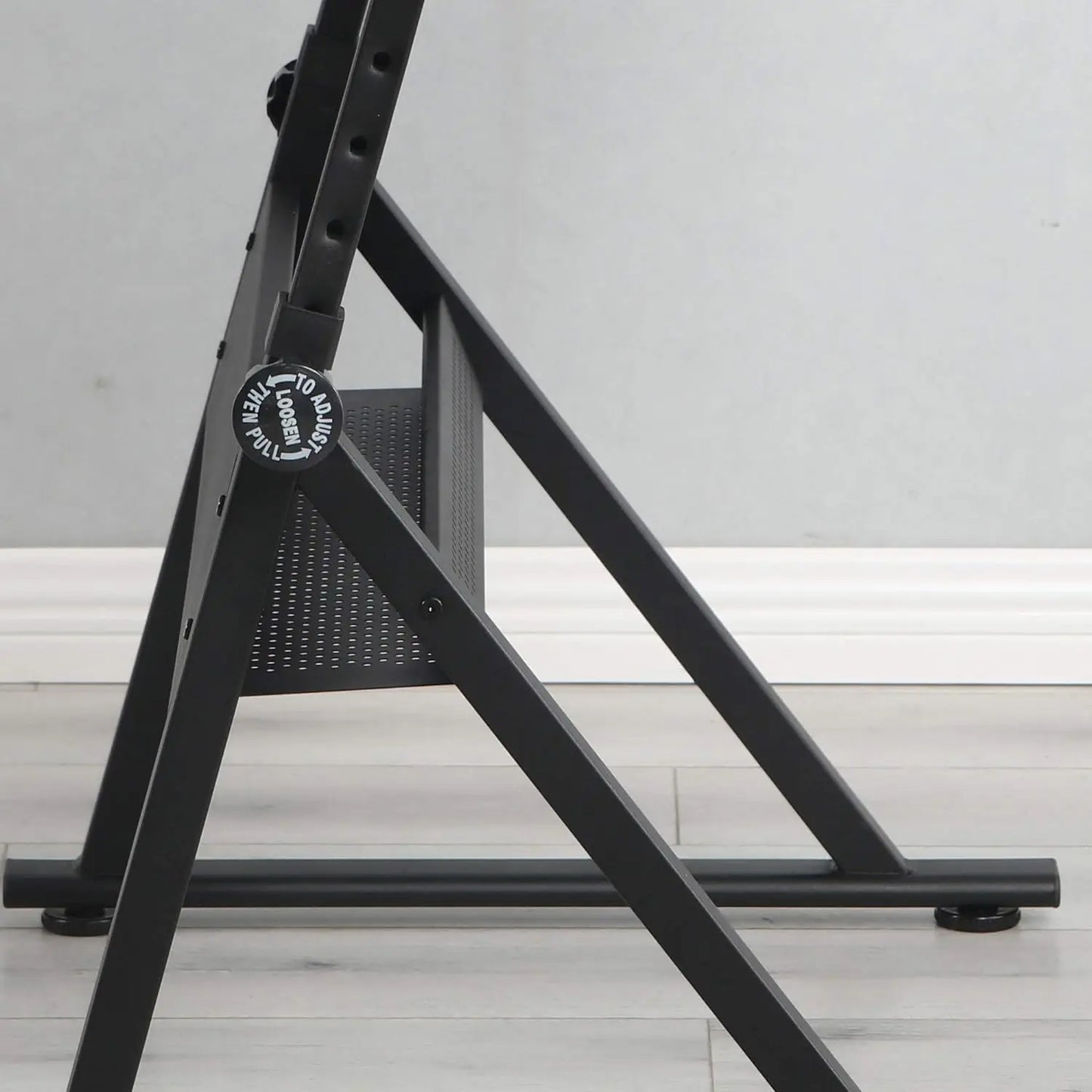 Voohek Chair, Adjustable Extended Tabletop&Slide-Up Pencil Ledge, Painting Desk w/Nonwovens Drawers, Black Drafting Table