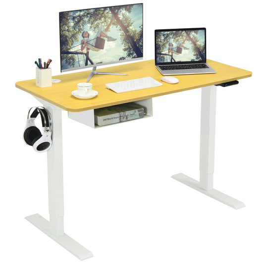 Electric Standing Desk Height Adjustable w/ Control Panel & USB Port JV10229US