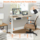 Electric Standing Desk Height Adjustable w/ Control Panel &amp; USB Port  JV10229US