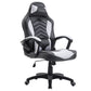 Computer Gaming Chair With Massage 5 Modes,and 6 Vibrating Point  Racing Style Heated Desk Chair Swivel Rolling Chair with Headrest,