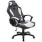 Computer Gaming Chair With Massage 5 Modes,and 6 Vibrating Point  Racing Style Heated Desk Chair Swivel Rolling Chair with Headrest,